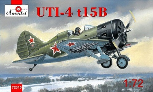 A Model from Russia 72315 1:72 Polikarpov UTI-4 t15B Military Aircraft Plane Kit
