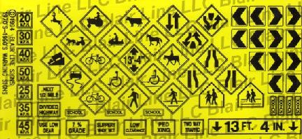 Blair Line 005 N Warning Signs #1