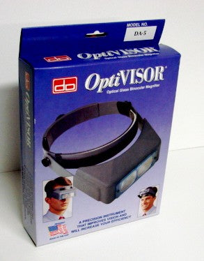 Donegan Optical Company DA5 Optivisor Binocular Headband Magnifier w/Glass Lens