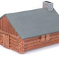 Darice 9179-90 Log Cabin 4" x 6" Premium Wooden Model Kit