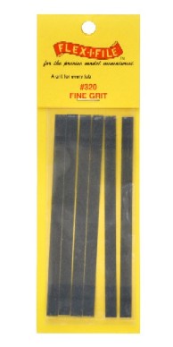Flex-I-File 320 Grit Fine Abrasive Tapes (Pack of 6)