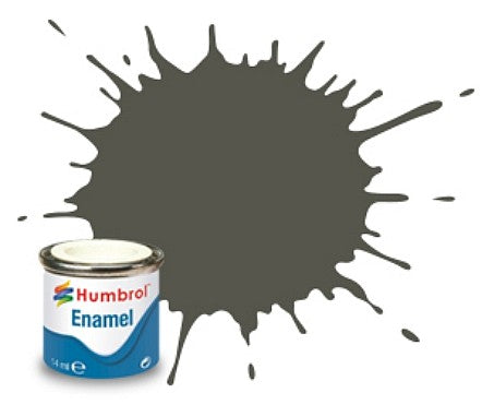 Humbrol Heller AA0833 No. 75 Bronze Green Matt Enamel Paint 14 ml. Tinlet
