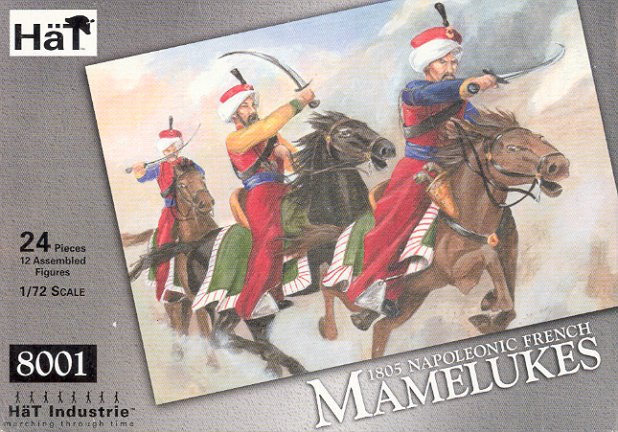 Hat Industries 8001 1:72 1805 Napoleonic French Mamelukes & Horses Kit