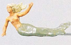 Preiser 29012 HO Mermaid Lying Down Figure