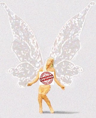 Preiser 29016 HO Fantasy Seated Fairy with Wings