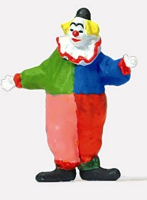 Preiser 29084 HO Clown Performing Figure