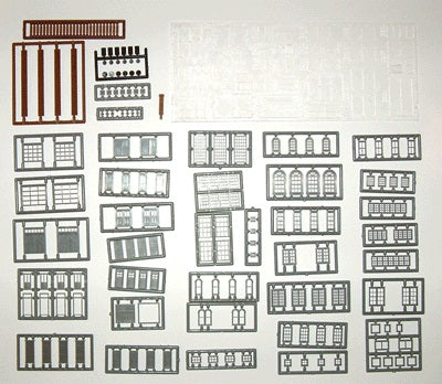 Tichy 2540 N Windows, Doors & Parts Assortment (164)
