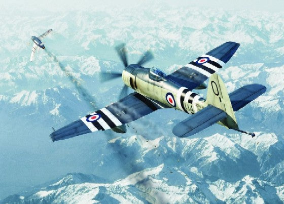 Trumpeter 01631 1:72 Hawker Sea Fury FB11 Fighter Military Aircraft Plane Kit