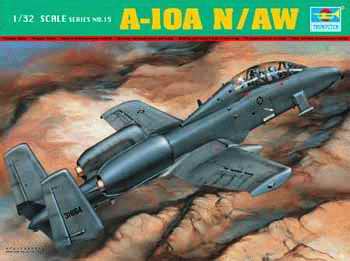 Trumpeter 02215 1:32 A10A N/AW Thunderbolt 2-Seater Trainer Plastic Model Kit