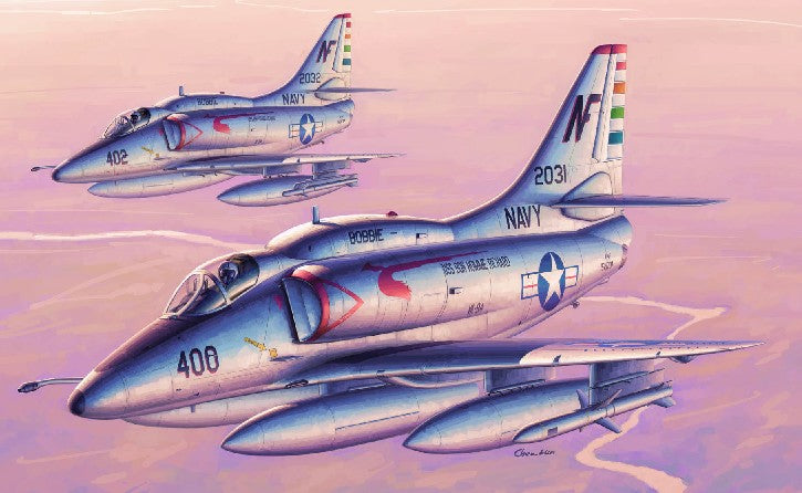 Trumpeter 02267 1:32 A4F Skyhawk Attack Military Aircraft Plane Model Kit