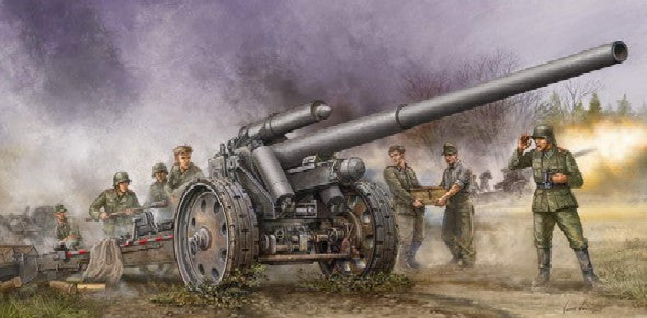 Trumpeter 02305 1:35 German 10.5cm s.K 18 Heavy Artillery Gun Plastic Model Kit