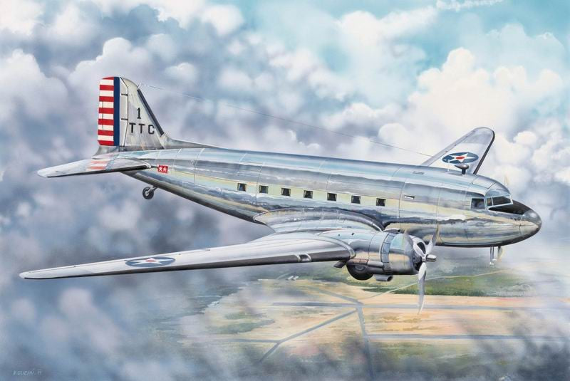 Trumpeter 02829 1:48 C48C Skytrain Transport Aircraft Plane Model Kit