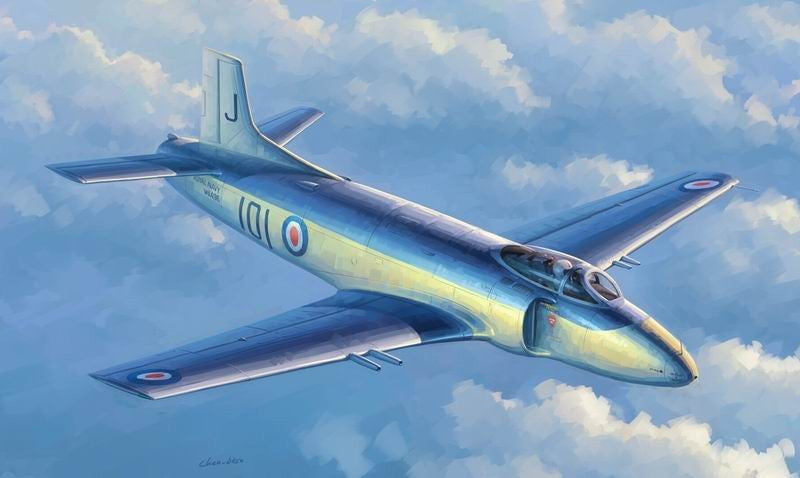 Trumpeter 02866 1:48 Supermarine Attacker F1 Fighter Military Aircraft Plane Kit