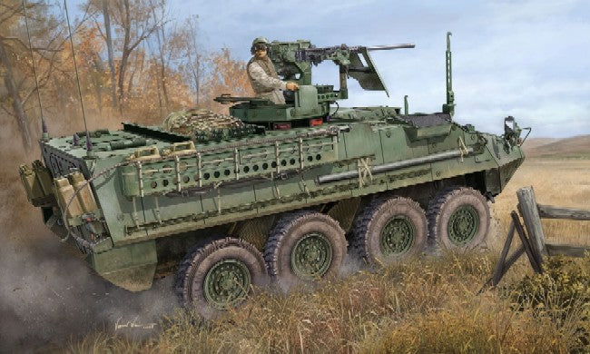 Trumpeter 00398 1:35 M1131 Stryker Fire Support Military Vehicle Model Kit