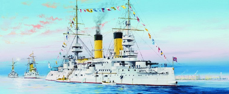 Trumpeter 05338 1:350 1904 Russian Navy Tsesarevich Battleship Plastic Model Kit