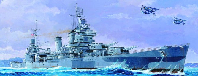 Trumpeter 05747 1:700 1944 USS San Francisco CA38 Heavy Cruiser Ship Kit
