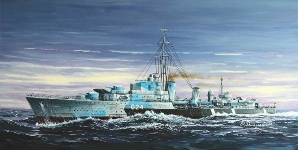 Trumpeter 05759 1:700 1944 HMS Huron Tribal-Class Destroyer Plastic Model Kit