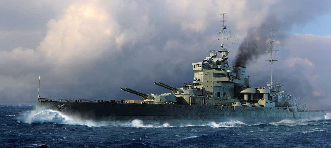 Trumpeter 05796 1:700 1939 HMS Valiant British Battleship Plastic Model Kit