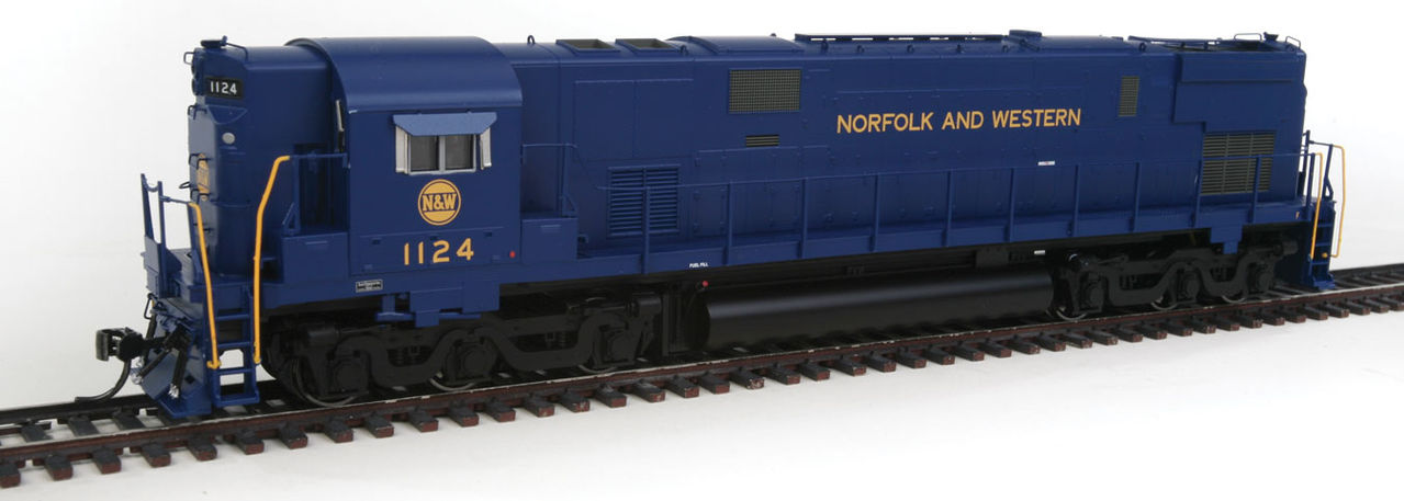Bowser 24017 HO C-628 N&W #1124/Hi-Hood/blu
