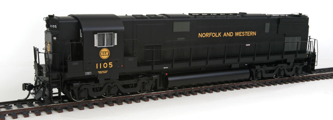 Bowser 24012 HO C628, N&W/High Hood Black #1105