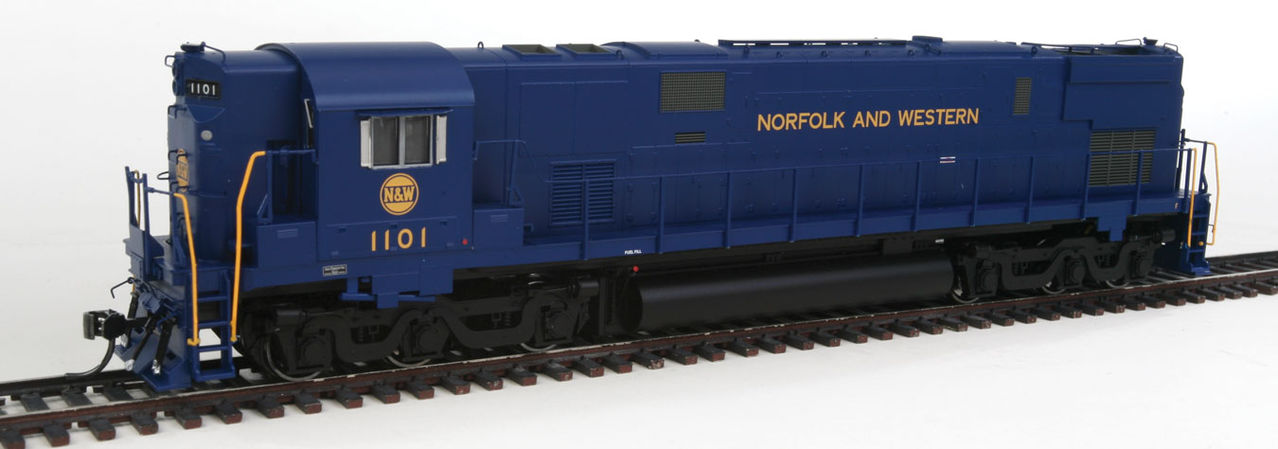 Bowser 24018 HO C628 w/DCC & Sound, N&W/High Hood Blue #1101