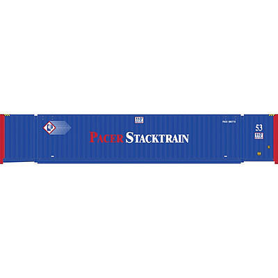 Atlas 20002998 HO PACER Jindo 53' Cargo Container Set #2 (Pack of 3)