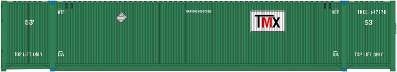 Atlas 20003008 HO TMX CIMC 53'' 110" Cargo IH Container Set #1 (Pack of 3)