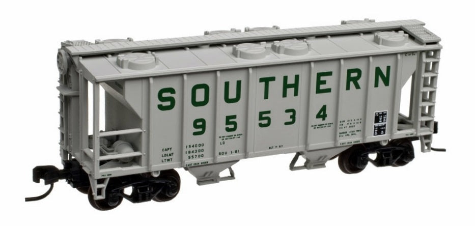 Atlas 50001827 N Southern Railway PS-2 2-Bay Covered Hopper #95534