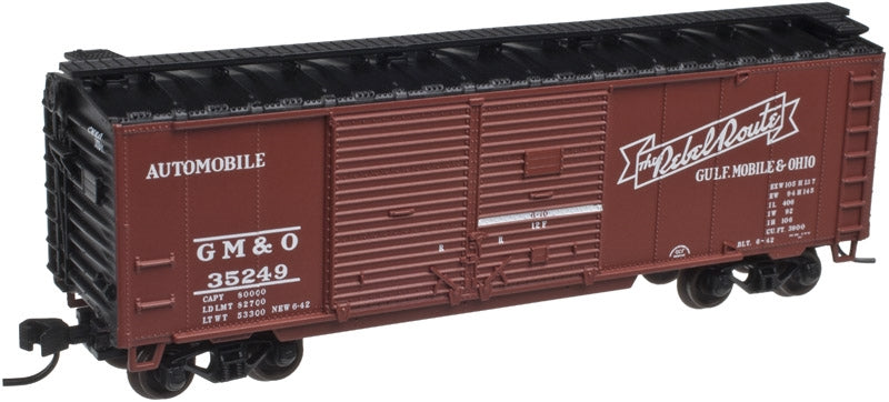 Atlas 50001920 N Scale Gulf, Mobile & Ohio 40' Double Door Box #35249
