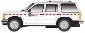 Atlas 60000073 N Canadian Pacific 1993 Ford Explorer w/Rotary Beacon (Pack of 2)