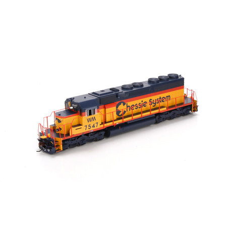 Athearn 98809 HO Chessie System / Western Maryland SD40 w/DCC & Sound #7547
