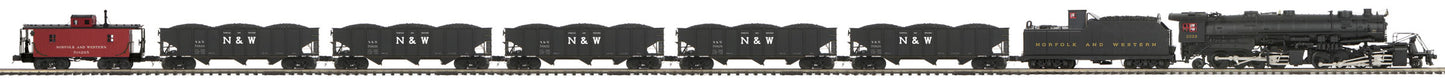MTH 20-3515-1 N&W 2-8-8-2 Y-3 O Gauge Steam Freight Train Set w/PS 3.0