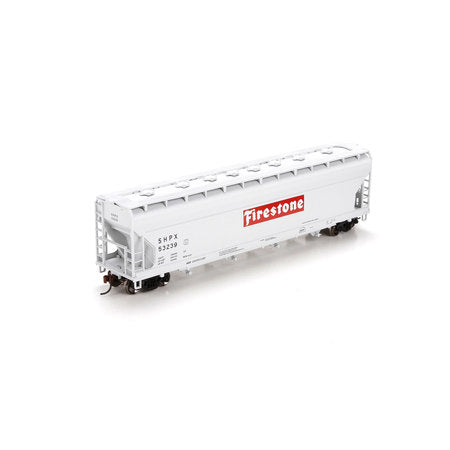 Athearn 72337 HO Firestone RTR ACF Centerflow Hopper #53239