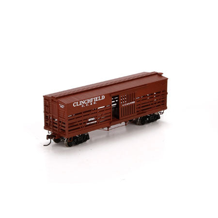 Roundhouse 84207 HO Clinchfield 36' Old Time Wood Stock Car #2723