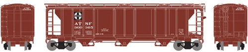 Athearn 89062 HO Santa Fe (Early) RTR PS-2 2893 Covered Hopper #300365