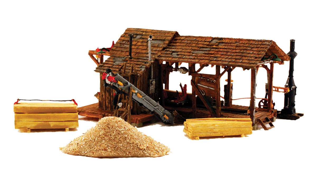 Woodland Scenics PF5195 HO Buzz's Sawmill Building Kit