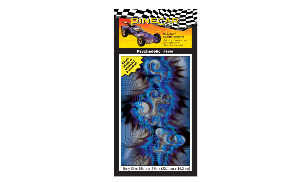 PineCar P3986 Psychedelic Body Skin Custom Transfer