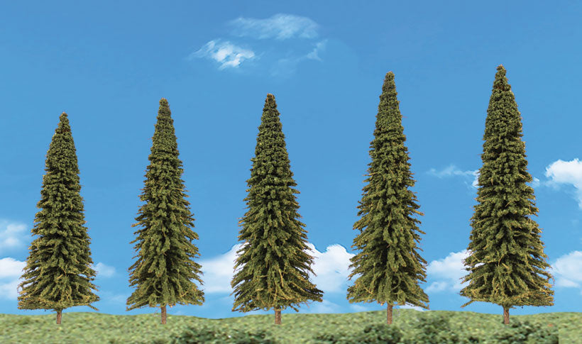 Woodland Scenics SP4154 Scene-A-Rama 2" - 3.5" Evergreen Trees (Pack of 5)