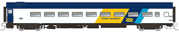 Rapido Trains 505043 N Ontario Northland Dayniter Leg-Rest Coach #852