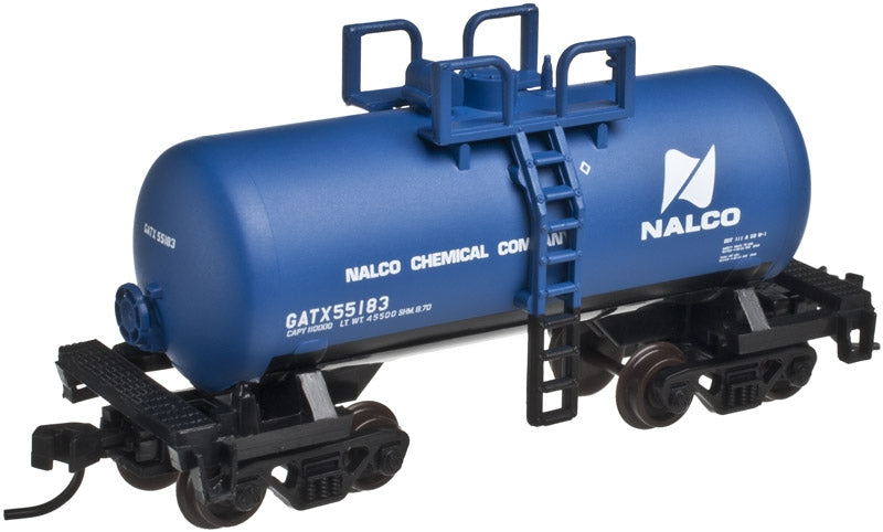 Atlas 50001860 N GATX Nalco Chemical 28' Beer Can Shorty Tank Car #55180