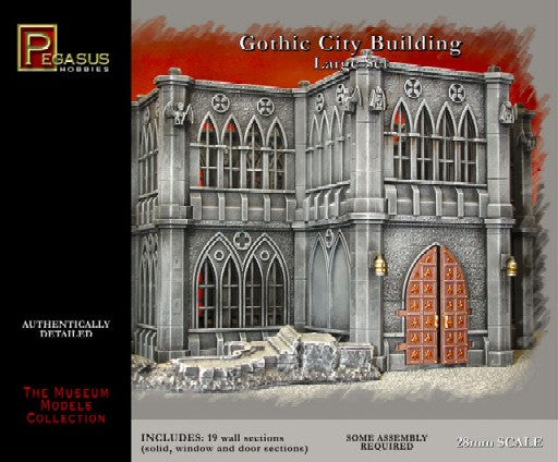 Pegasus Hobby 4923 WWII Gothic City Building Large Set