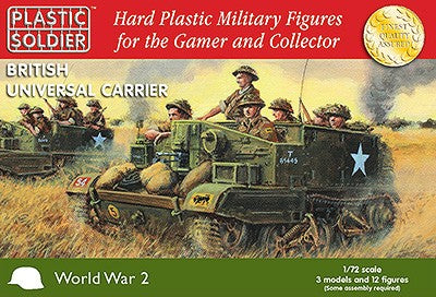 Soldier 7213 1:72 WWII British Universal Carrier Military Vehicle Model Kit