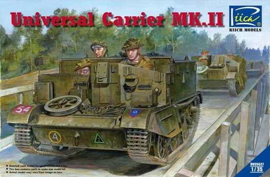 Riich Models 35027 1:35 Universal Carrier Mk IIwith Full Interiors Tank Kit
