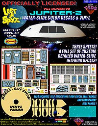 TSDS 116 1:35 LiS Jupiter 2 Spaceship Decal & Vinyl Set for MOE 18 Model