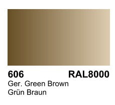 Vallejo Paint 70606 German Green Brown Acrylic Surface Primer - 17 ml. Bottle