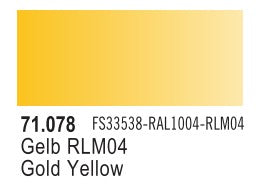 Vallejo Acrylic Paint, Flat Yellow