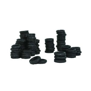 Bar Mills 210 HO Tire Stacks Painted Individual Resin Castings Almost 100 Tires