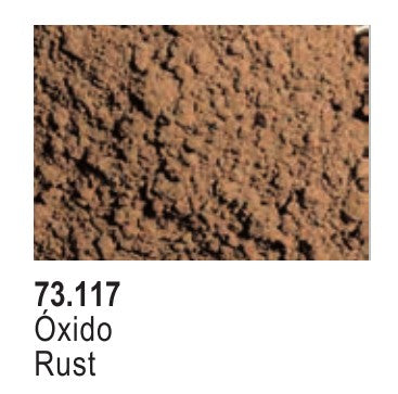 Vallejo Paint 73117 Rust Pigment Powder - 35 ml. Bottle