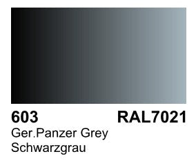 Vallejo Paint 73603 German Panzer Grey Acrylic Surface Primer - 60 ml. Bottle
