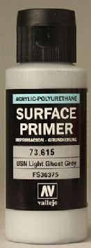 Vallejo Paint 73615 USN Light Ghost Grey Acrylic Surface Primer - 60 ml. Bottle